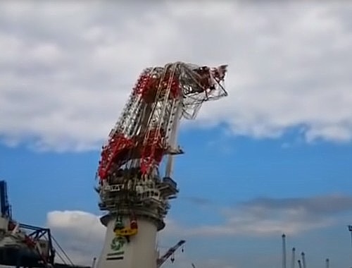 VIDEO: Pad dizalice