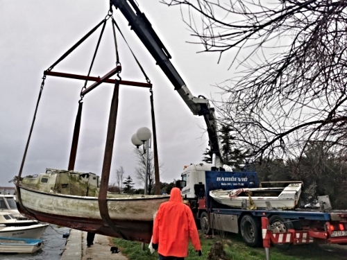 Akcija vađenja brodica 