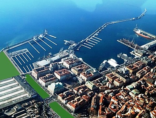 Marina u centru Rijeke 