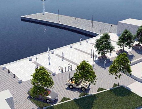 Rekonstrukcija rive u Omišlju