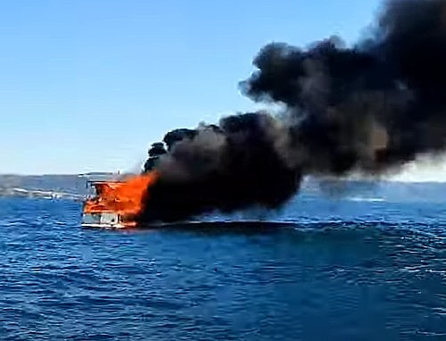 VIDEO: požar na ribarici