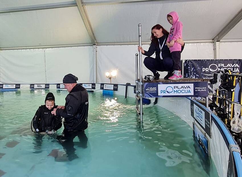 Besplatna probna ronjenja za posjetitelje Crofish sajma