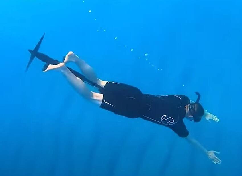 Propeler na nožni pogon