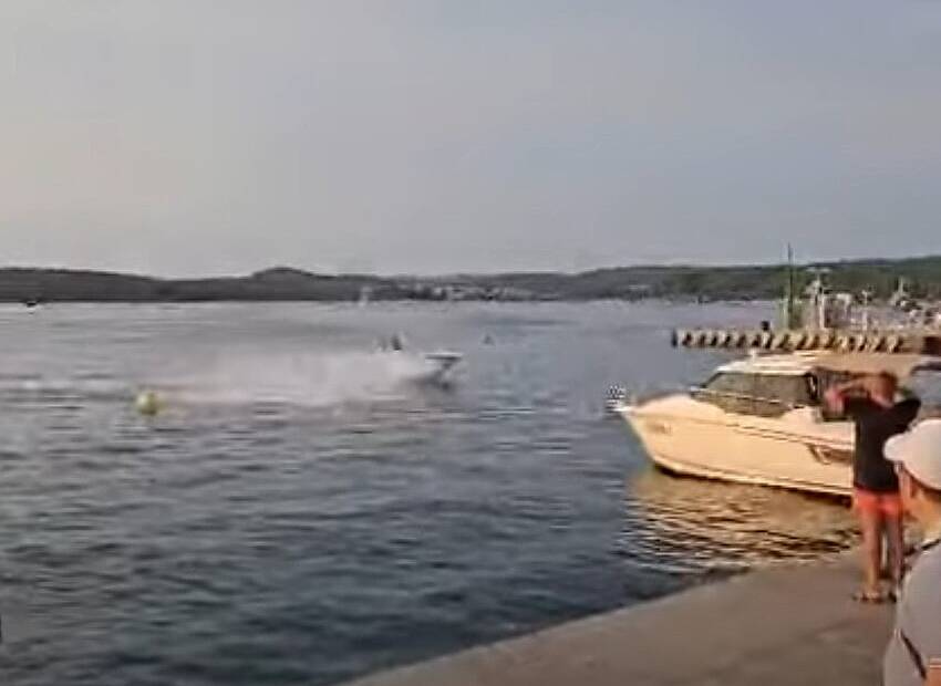 Sudar brodica kod Rovinja