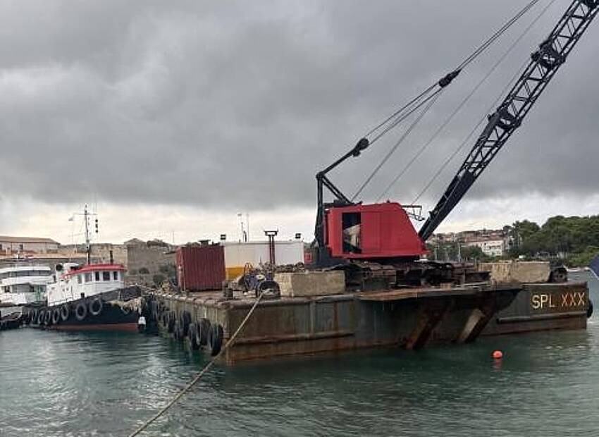 Započeli radovi u luci Krk