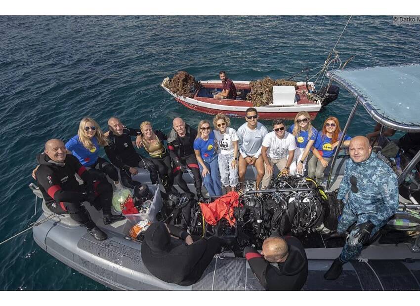 Čišćenja podmorja kod Malog Lošinja