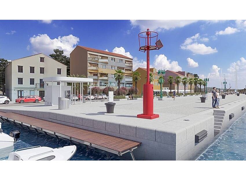Projekt rekonstrukcije Vele rive u luci Mali Lošinj
