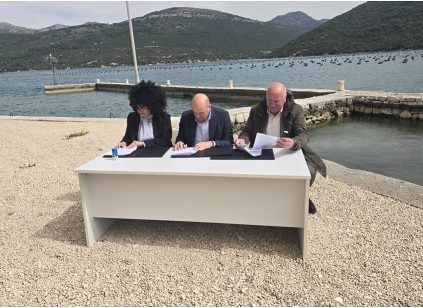 Operativna obala u Malostonskom zaljevu