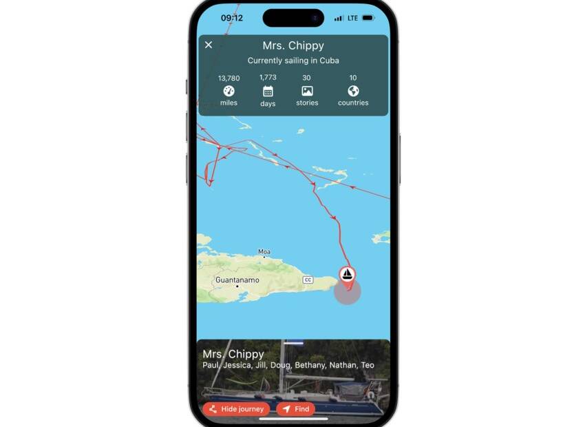 Noforeignland aplikacija za praćenje brodova